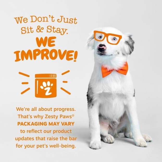 image:imageZesty Paws 10in1 Dog Vitamins Dog Multivitamin Powder Salmon 30 CtBeef Advanced