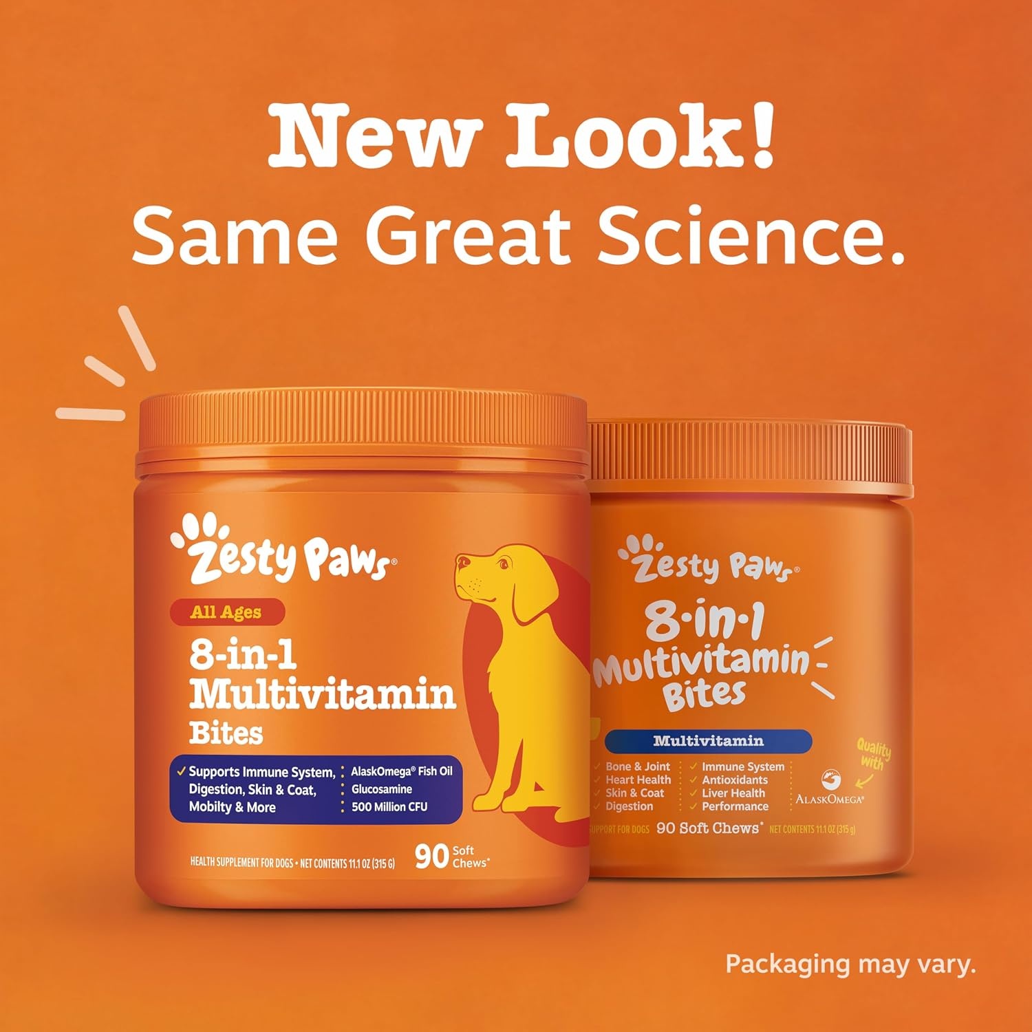 image:imageZesty Paws 10in1 Dog Vitamins Dog Multivitamin Powder Salmon 30 CtChicken 8in1