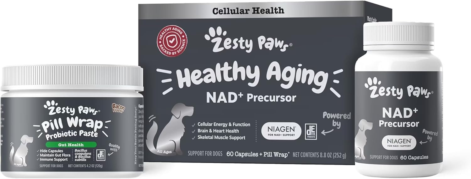 image:imageZesty Paws 10in1 Dog Vitamins Dog Multivitamin Powder Salmon 30 CtHealthy Aging