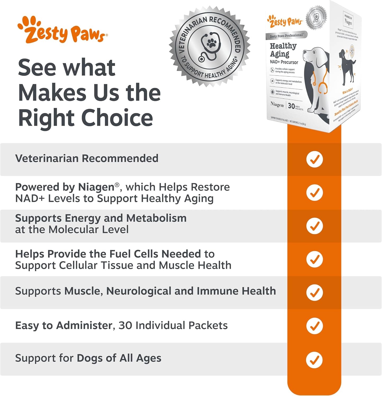 image:imageZesty Paws 10in1 Dog Vitamins Dog Multivitamin Powder Salmon 30 CtHealthy Aging