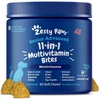 Zesty Paws 10-in-1 Dog Vitamins – Dog Multivitamin Powder, Salmon, 30 Ct(Beef – Advanced)