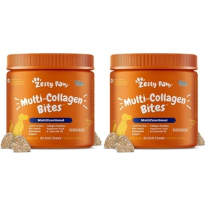 Zesty Paws Dog Collagen Chews – Dog Joint Supplement, Chicken, 90 Ct(90 Count (Pack of 2))